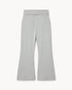 image 4 of F&F Girls Fold-Over Wide Leg Leggings in Grey