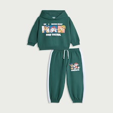 Paw Patrol Cotton Rich Hoodie and Joggers Set in Green