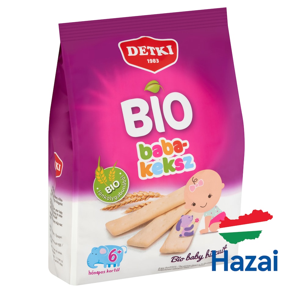 Detki Organic Baby Biscuit 6+ Months 150 g