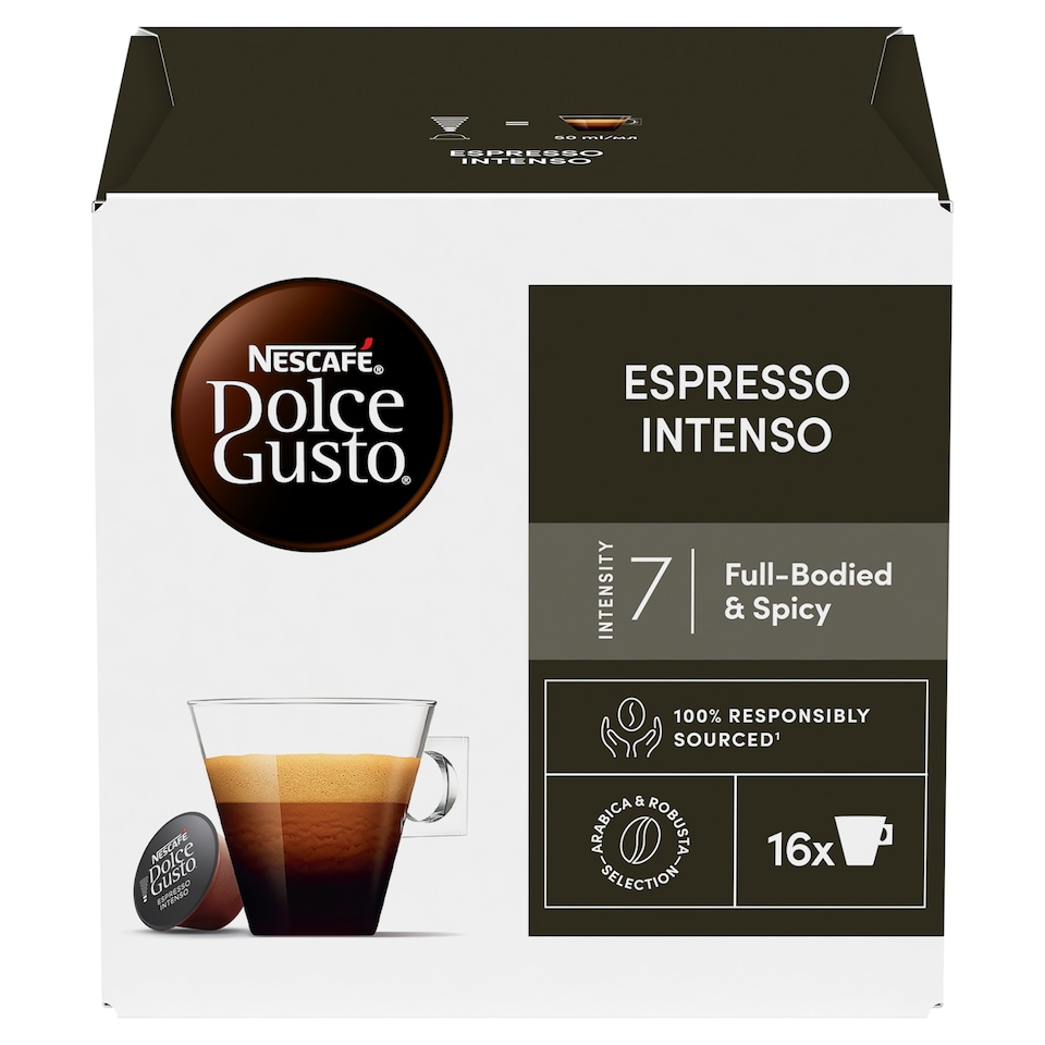 NESCAFÉ Dolce Gusto Espresso Intenso Coffee Pods 16 pcs/16 cups 112 g