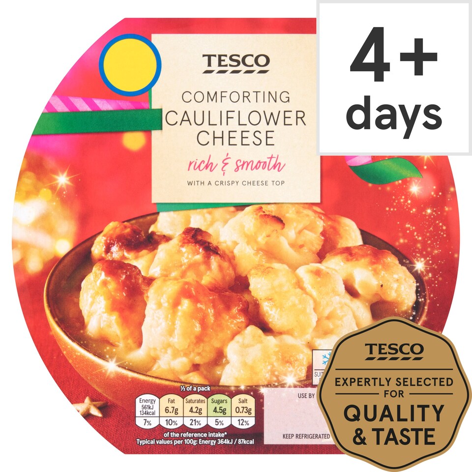 Tesco Cauliflower Cheese 350G Tesco Groceries