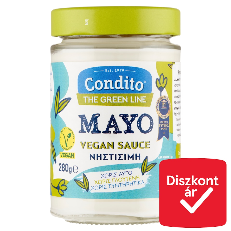 Condito Mayo gluténmentes vegán mártás 280 g  1. kép