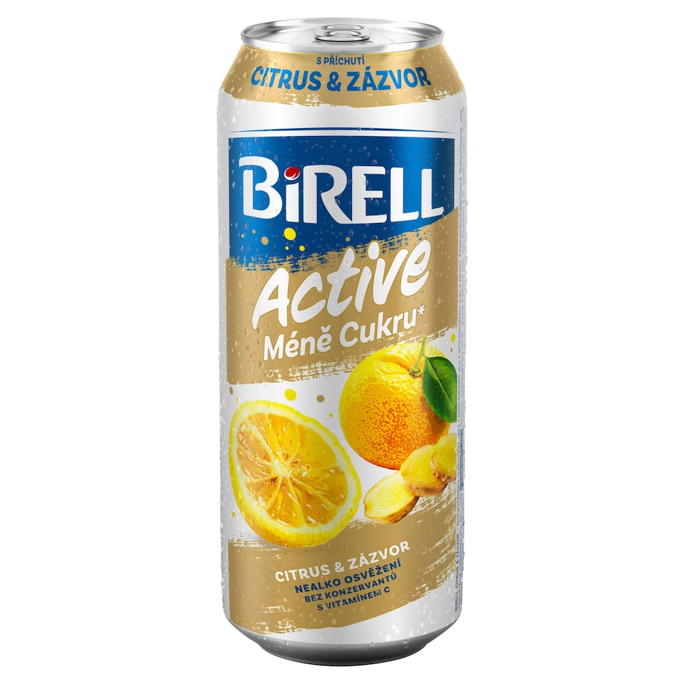 Birell Active S příchutí citrus & zázvor 0,5l