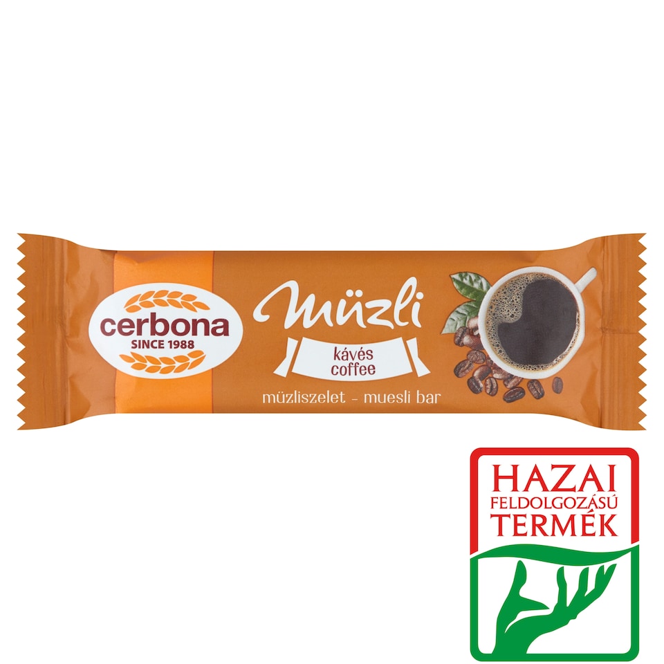 image 1 of Cerbona Coffee Muesli Bar 20 g