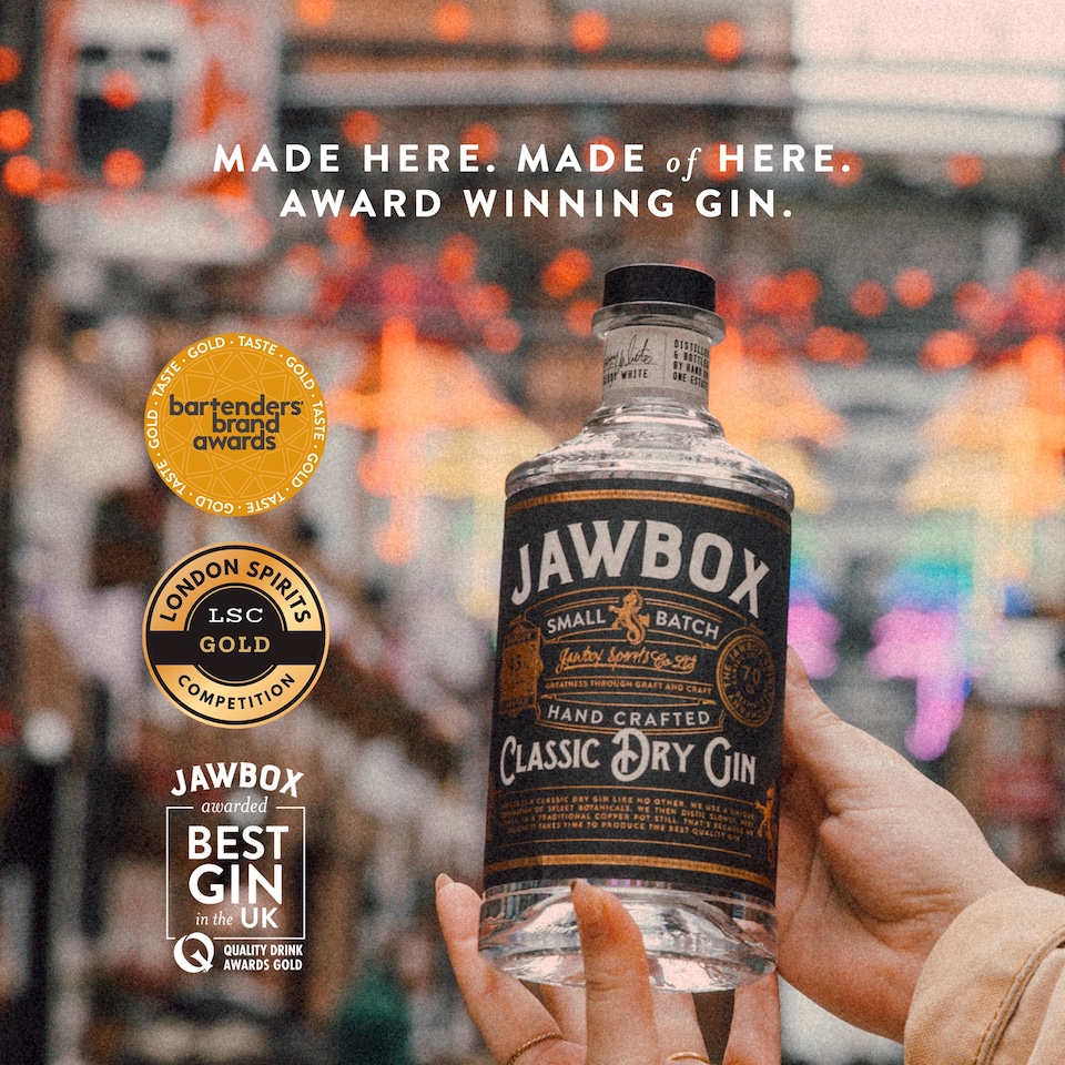 image 1 of Jawbox Small Batch Dry Gin 70Cl