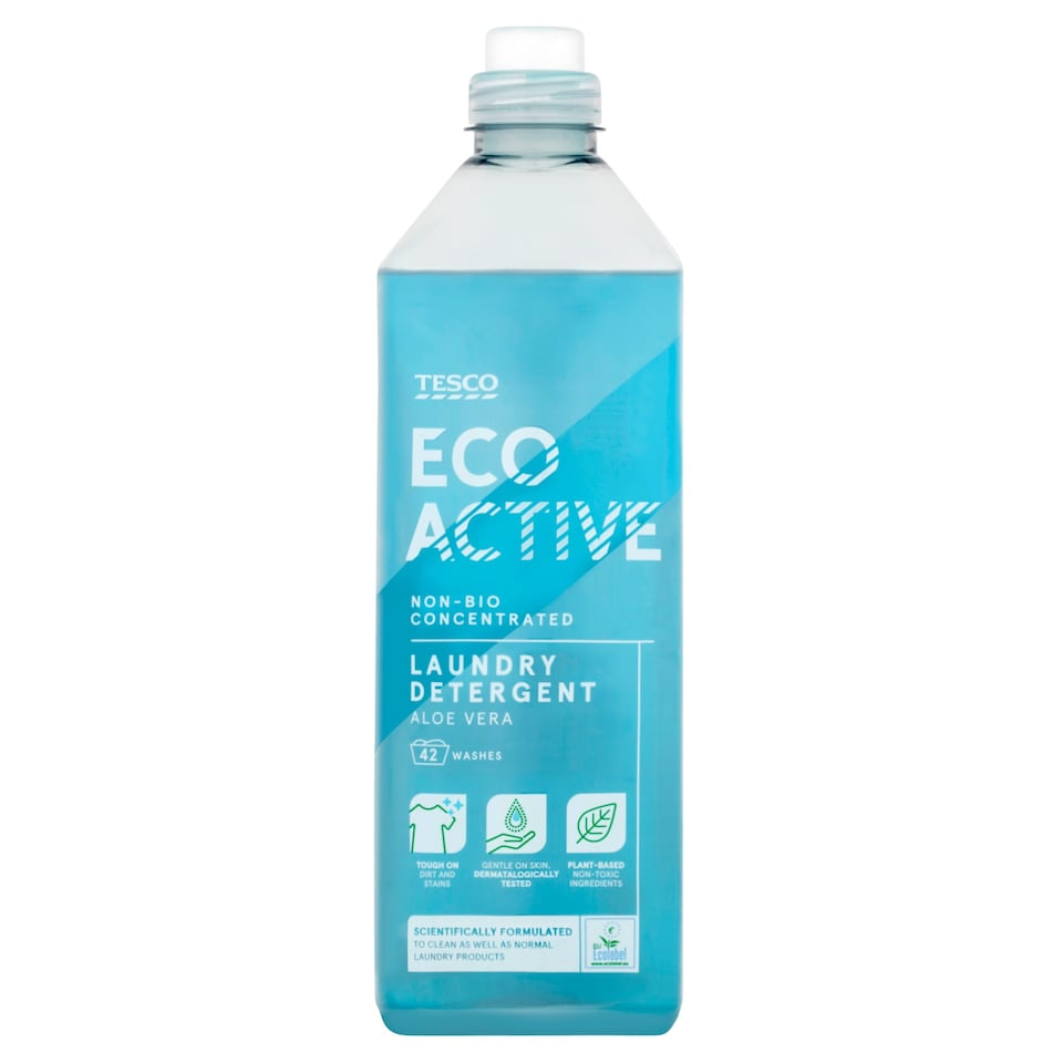 Tesco EcoActive Non Biological Aloe Vera Laundry Detergent 1.5L
