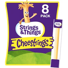 Cheestrings Original 8Pk Cheese Snacks 160G