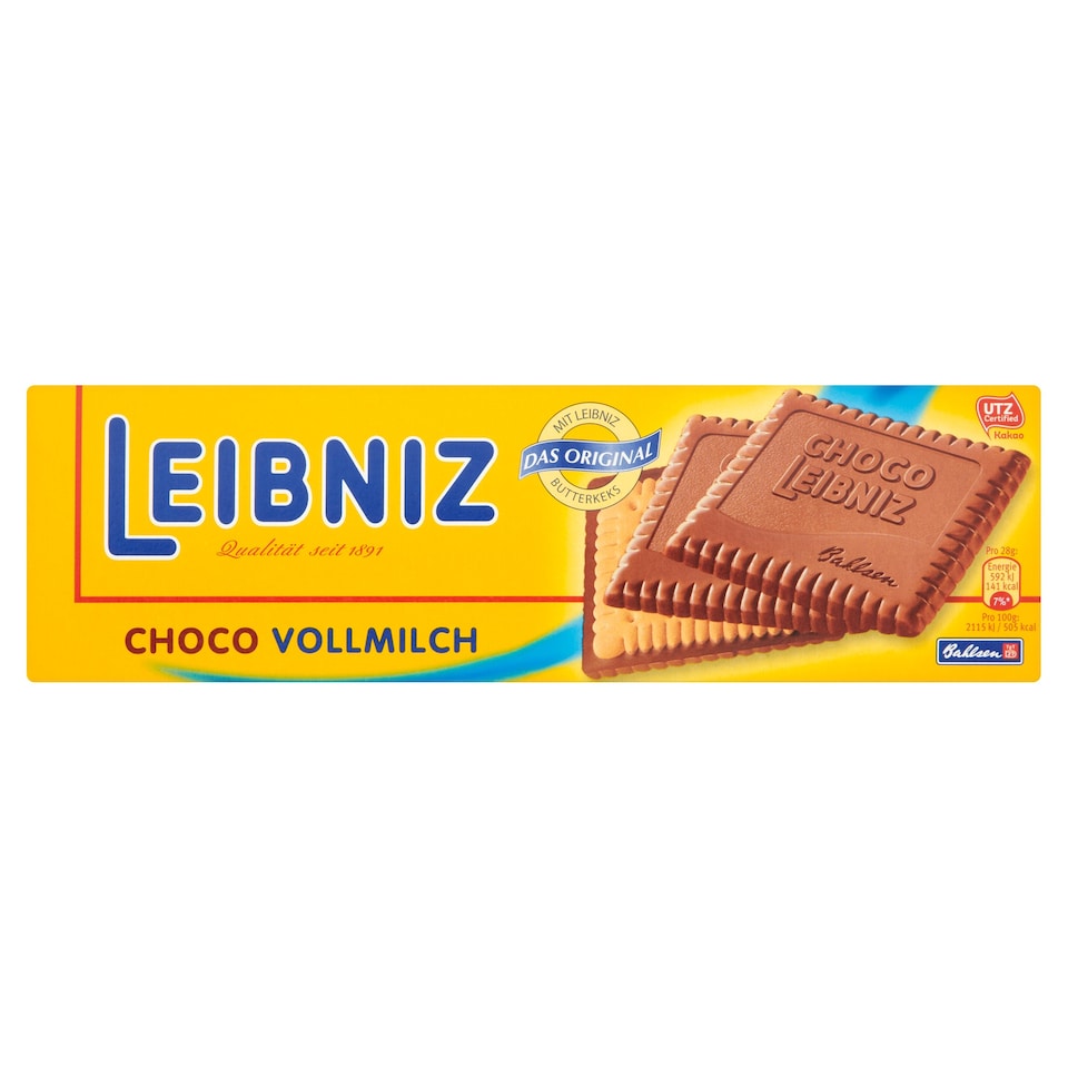 Bahlsen Milk Chocolate Leibniz Biscuits 125G