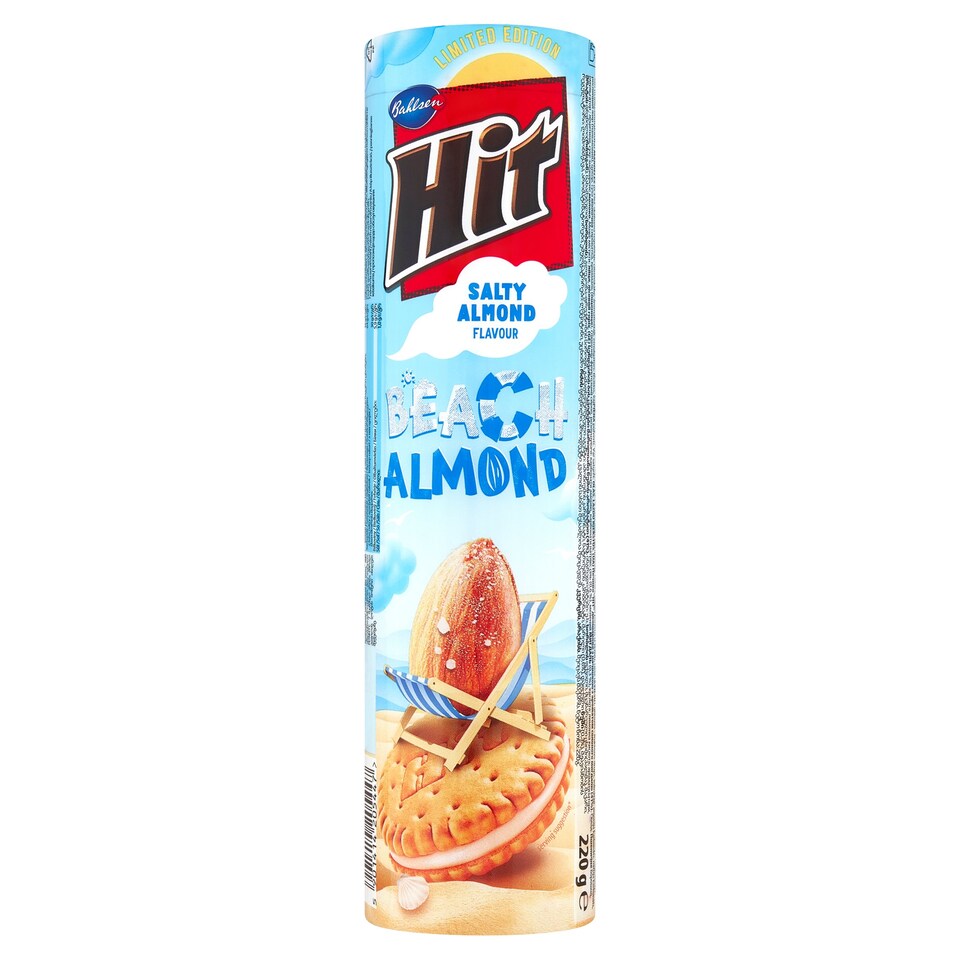 Bahlsen Hit Biscuits with Salty Almond Flavor Filling 220 g