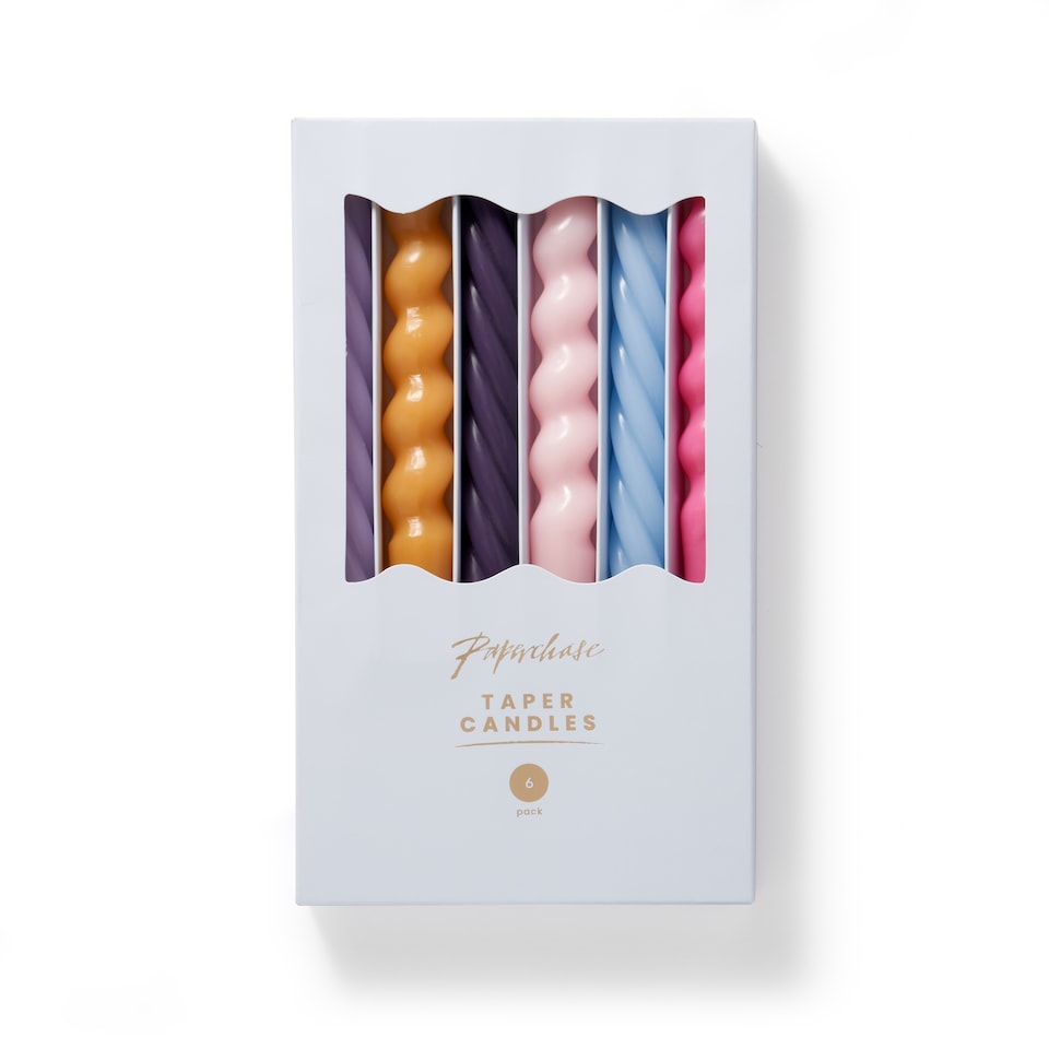 Paperchase Set of 6 Taper Candles