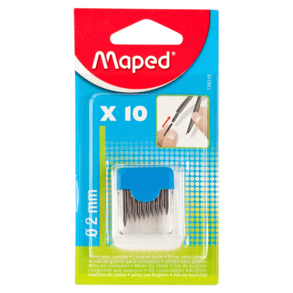 Maped Tuhy pro kružítka 2 mm 10 ks