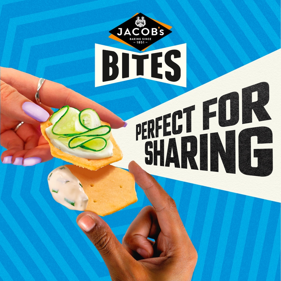 image 1 of Jacob's Bites Sea Salt &Malt Vinegar 125g