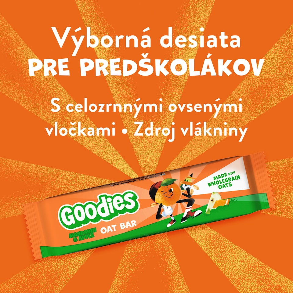 image 1 of Goodies Oat Bar Mandarin & Apple 23 g