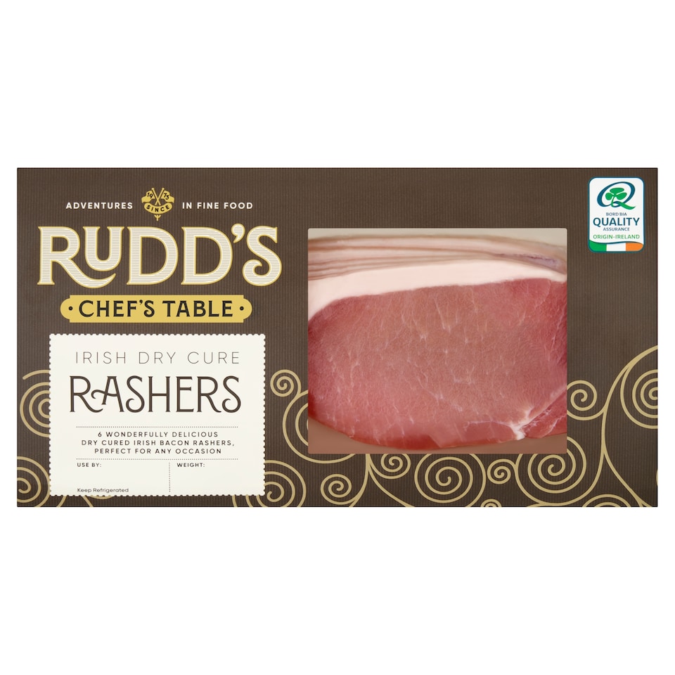 Rudd's 6 Original Dry Cure Back Rashers 200G