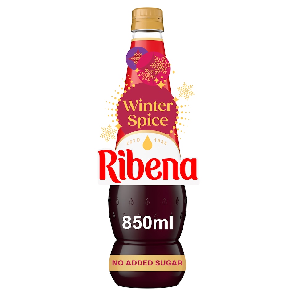Ribena No Added Sugar Squash - Winter Spice 850ml
