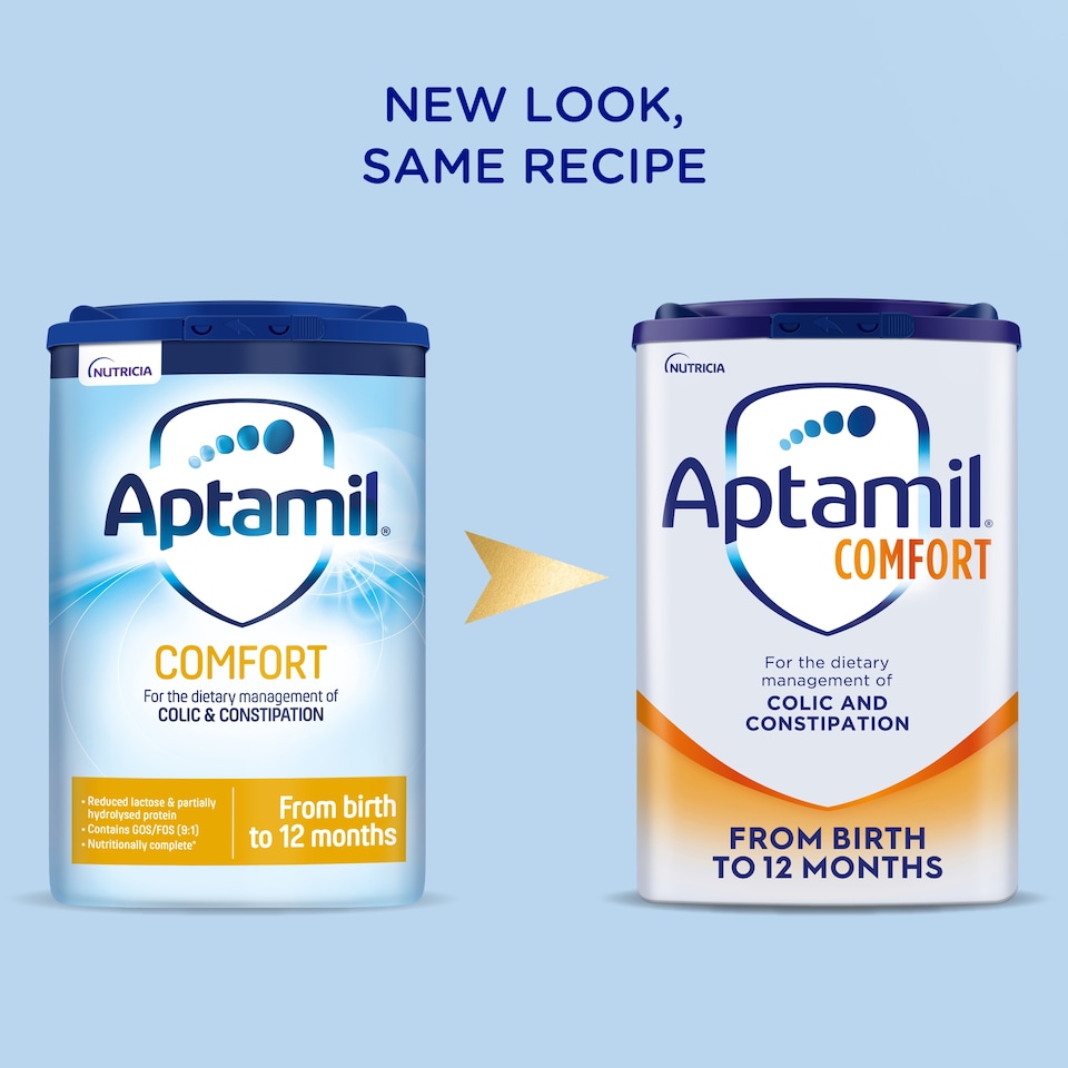 image 1 of Aptamil Comfort Baby Milk Formula Powder from Birth 800g