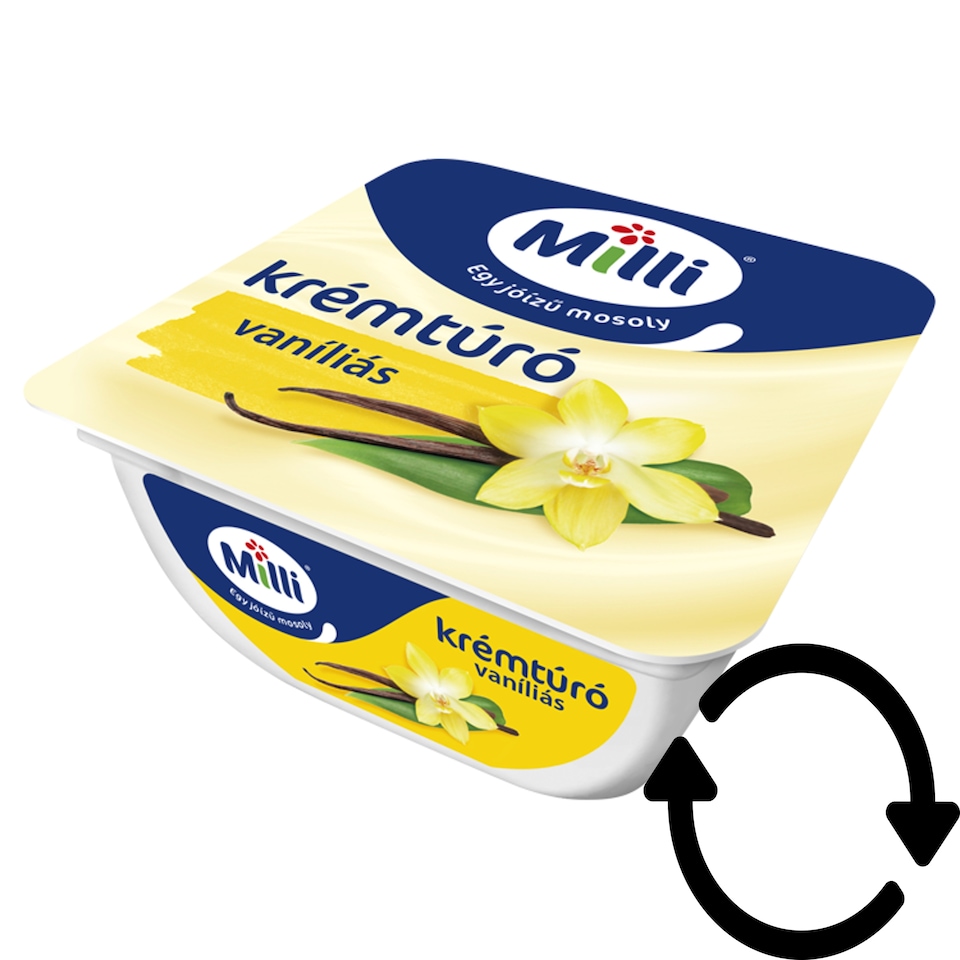 Milli vaníliás krémtúró 90 g