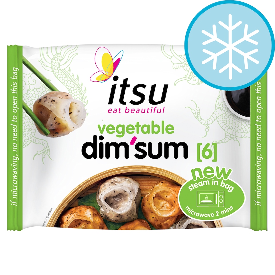 itsu 6 vegetable dim sum 168g