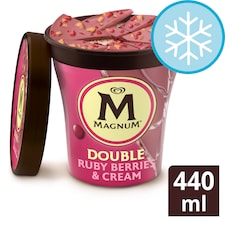 Magnum Double Ruby Berries & Cream I/Cream 440Ml