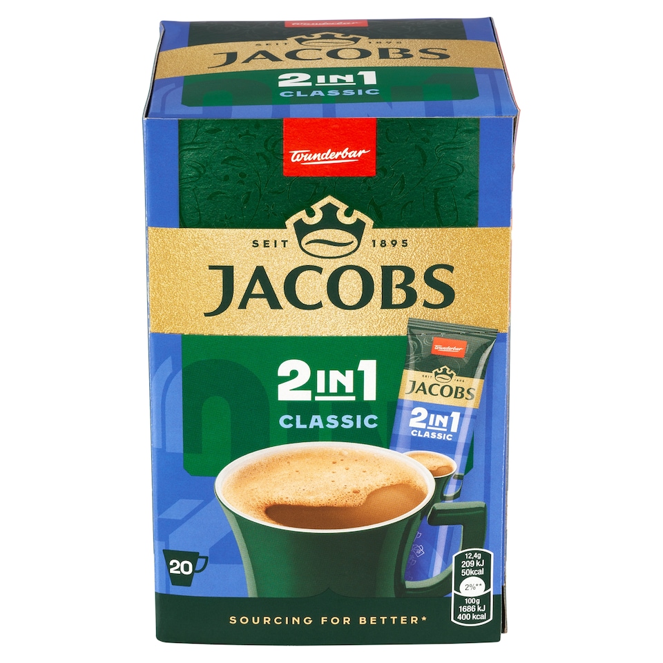 image 1 of Jacobs Classic 2in1 20 x 12.4 g (248 g)
