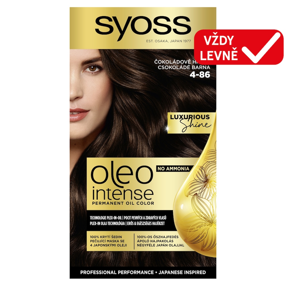 image 1 of Syoss Oleo Intense Hair Color Chocolate Brown 4-86