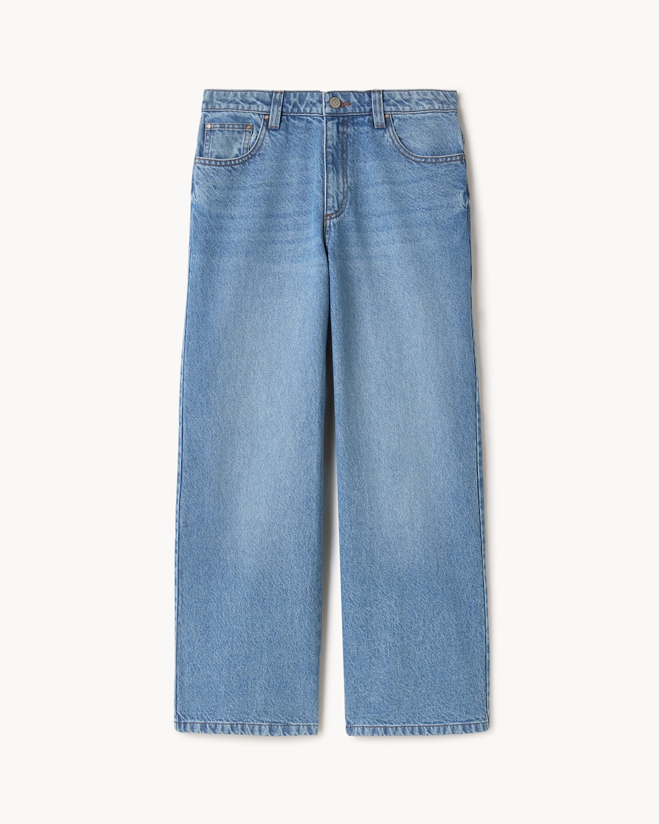 image 1 of OH ME OH MY Wide Leg Jeans in Blue