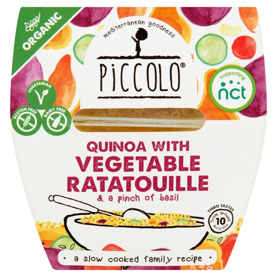 Piccolo Organic Quinoa And Vegetable Chickpea Baby 180G Tesco Groceries