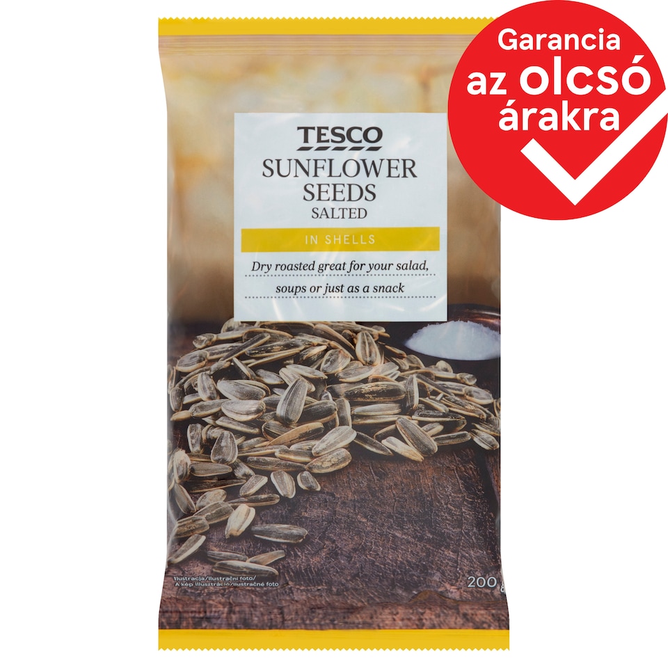 Tesco pirított, sózott napraforgómag 200 g