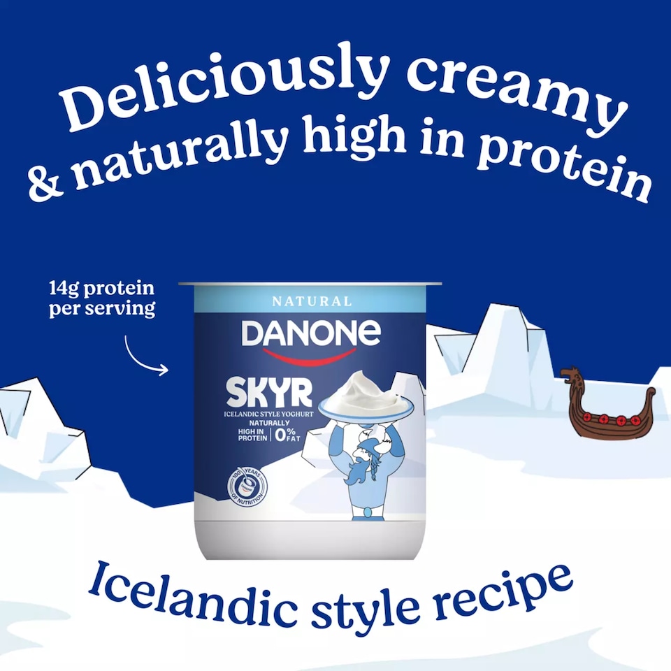 image 1 of Danone Skyr 0% Fat High Protein Natural Yoghurt 450g