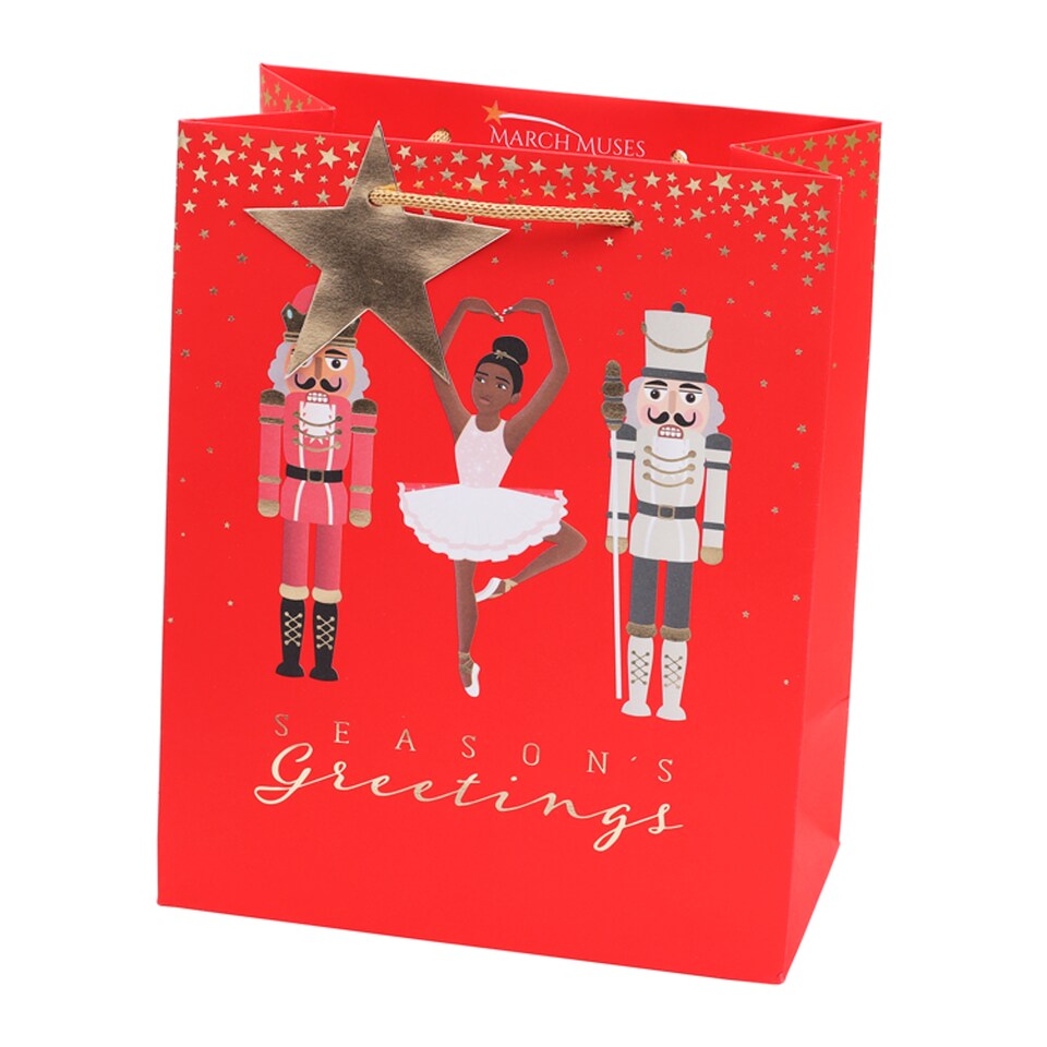 Tesco March Muses Nutcracker Gift Bag Medium