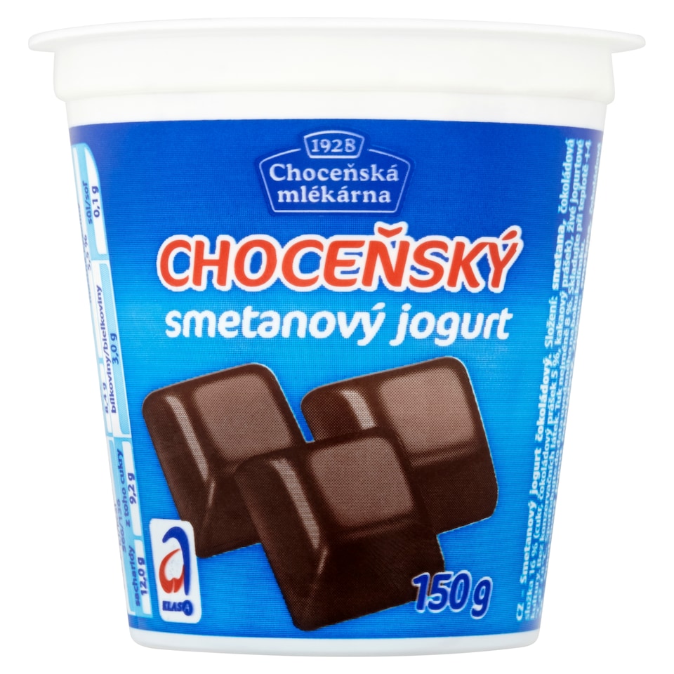 Choceňská Mlékárna Choceňský smetanový jogurt čokoládový 150g