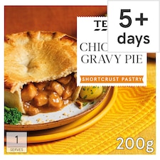 Tesco Chicken & Gravy Shortcrust Pie 200G