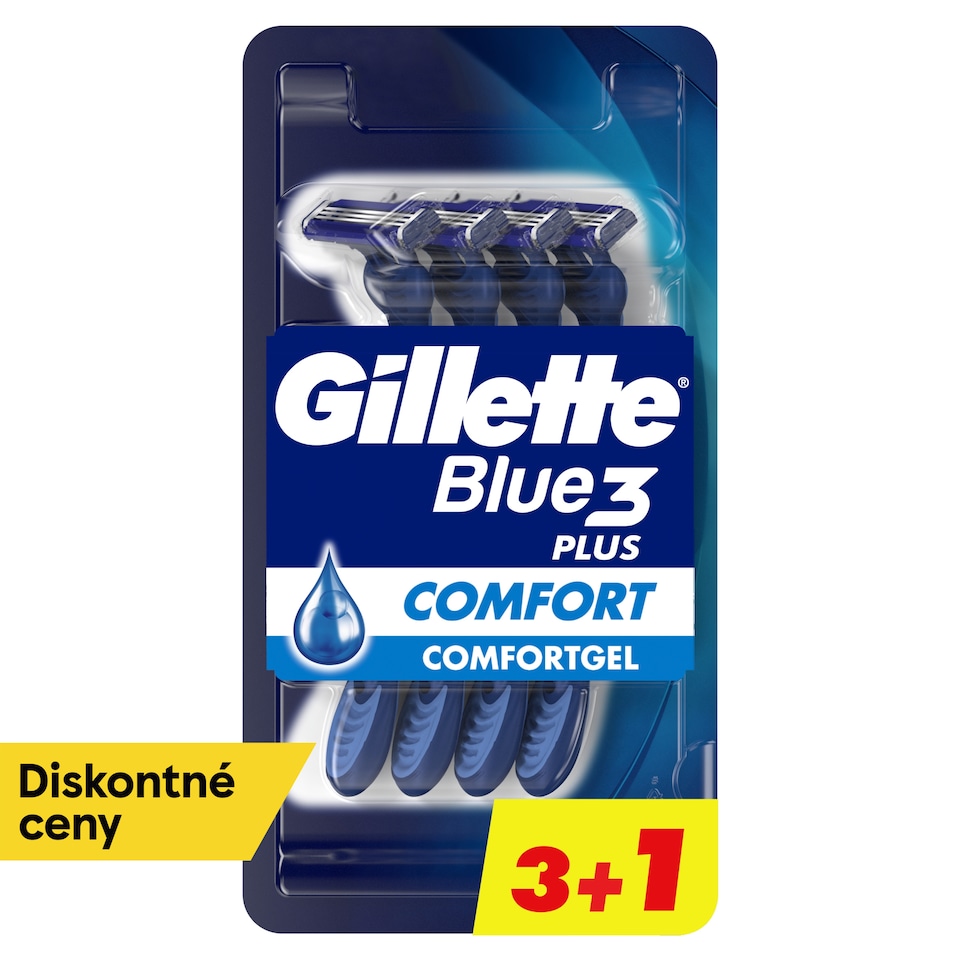 obrázok 1 z Gillette Blue3 Plus Comfort, Jednorazové Holiace Strojčeky Pre Mužov, Balenie Holiacich Strojčekov
