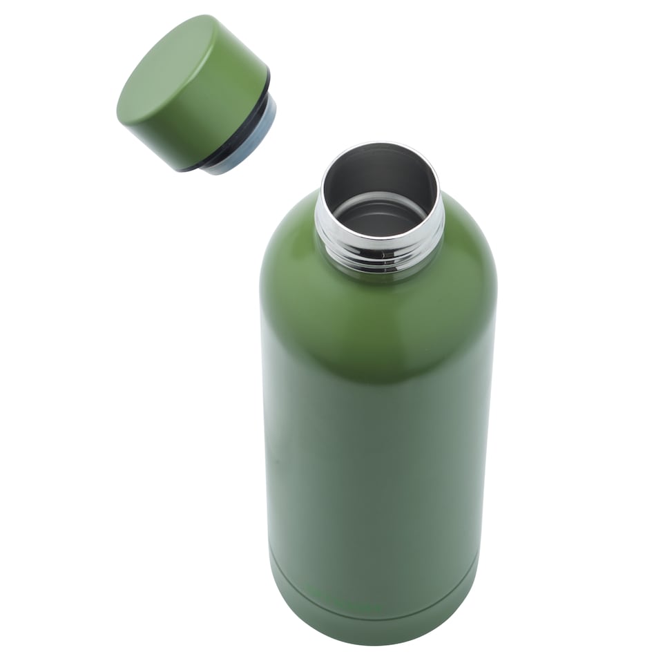 image 1 of Smash Stainless Steel Stream Bottle 500ml Khaki