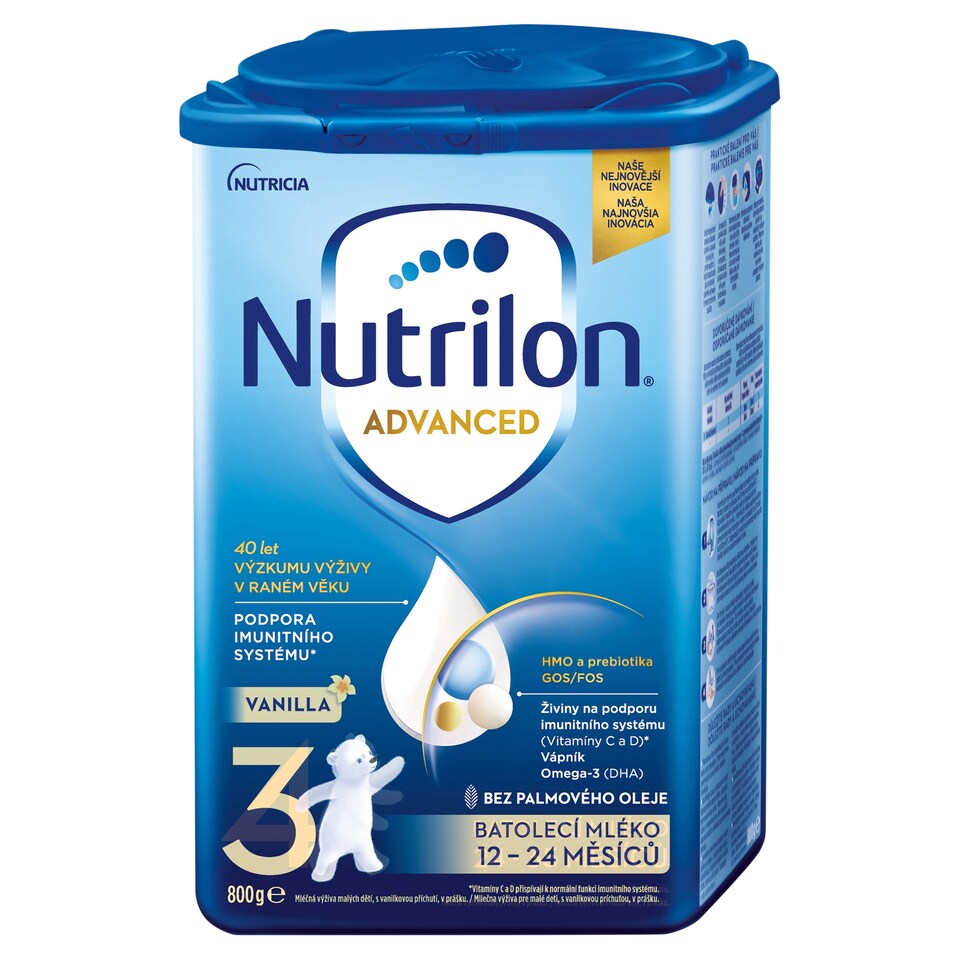 obrázok 1 z Nutrilon Advanced 3 Vanilla batoľacie mlieko od uk. 12. mesiaca 800 g