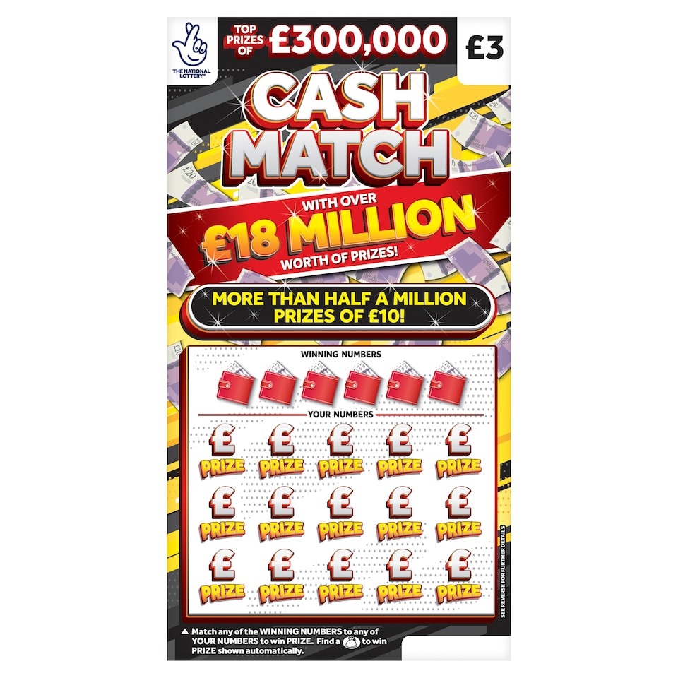 CASH MATCH Scratchcard