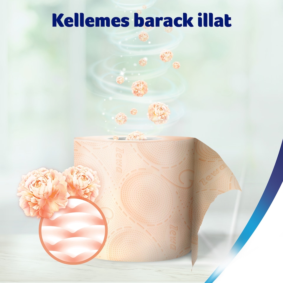 Zewa Deluxe Cashmere Peach 3 rétegű toalettpapír 32 tekercs  1. kép