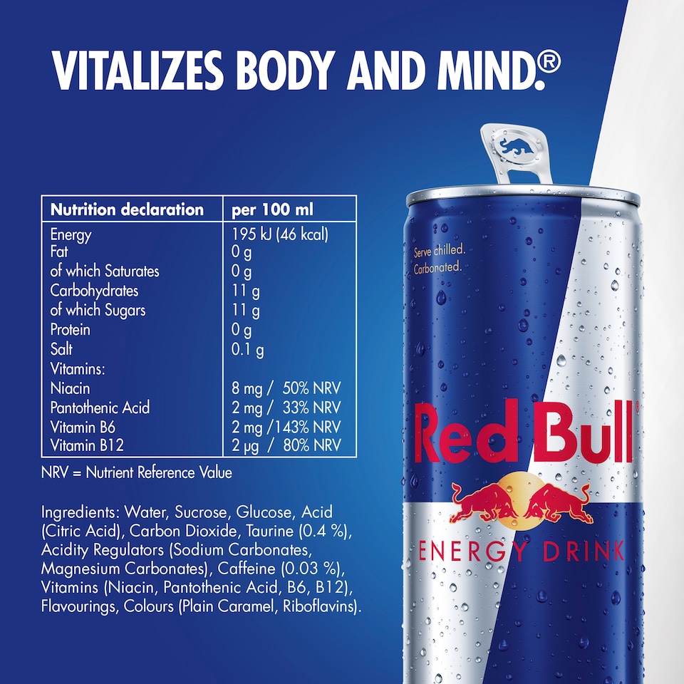 image 1 of Red Bull Energy Drink 4X355ml