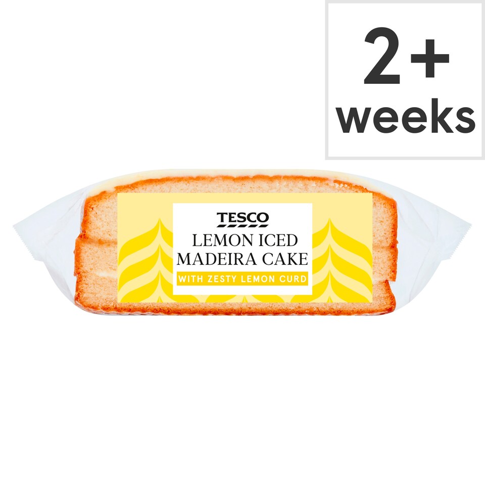 Tesco Lemon Iced Madeira Cake