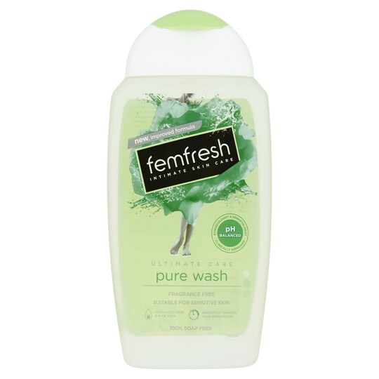 Femfresh Intimate Pure Fresh Wash 250Ml Tesco Groceries