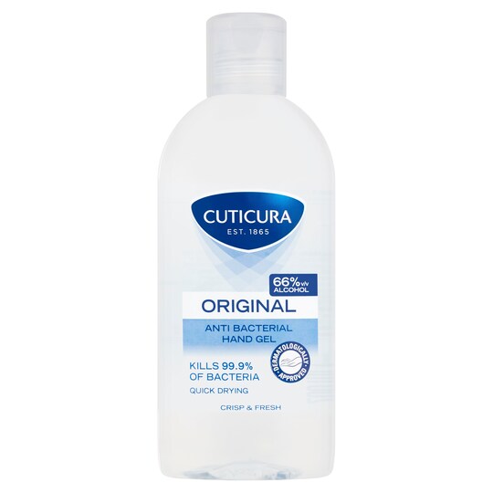 Cuticura Original Anti Bacterial Hand Gel 200Ml Tesco Groceries