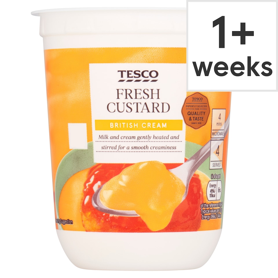 Tesco Fresh Custard 500G