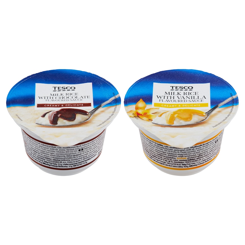 image 1 of Tesco Milk Rice with Chocolate Flavoured Sauce 200 g