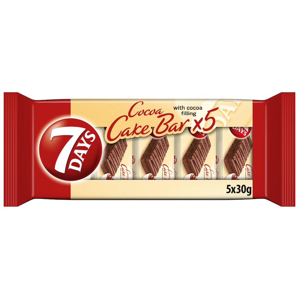 7 Days Cake bar s kakaovou náplní 5 x 30g