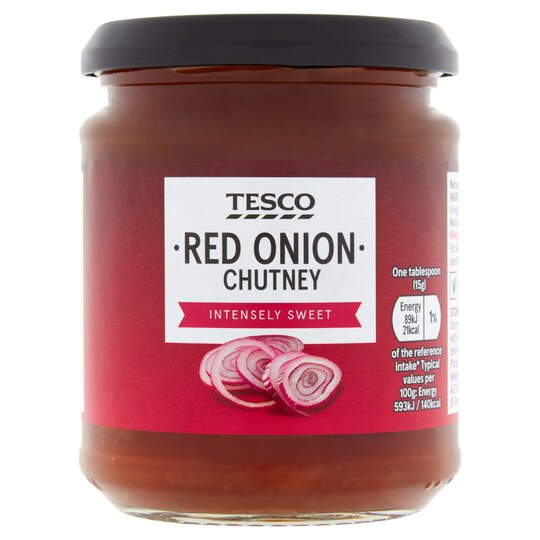 Tesco Red Onion Chutney 295G Tesco Groceries