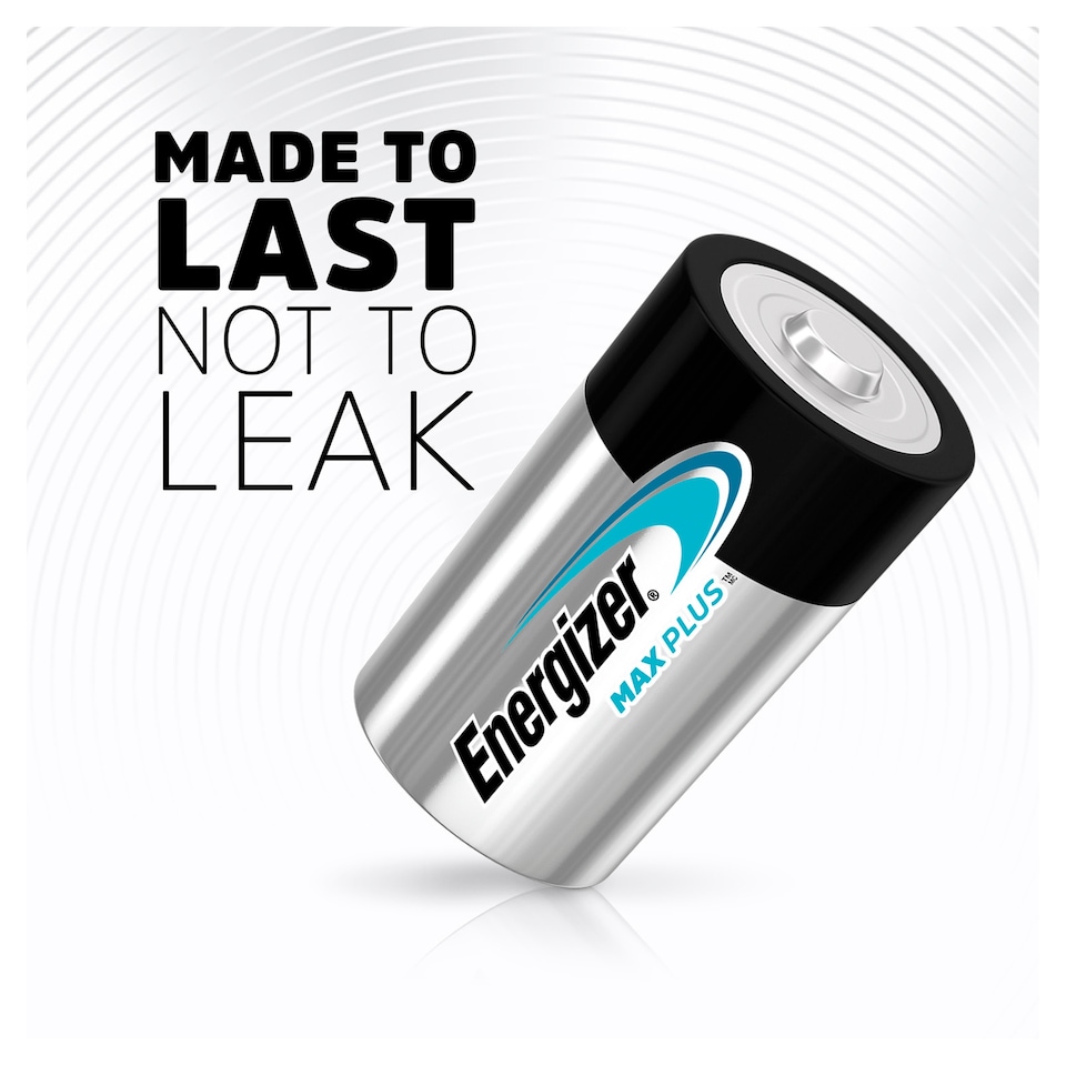 image 1 of Energizer Max Plus D 2 Pack
