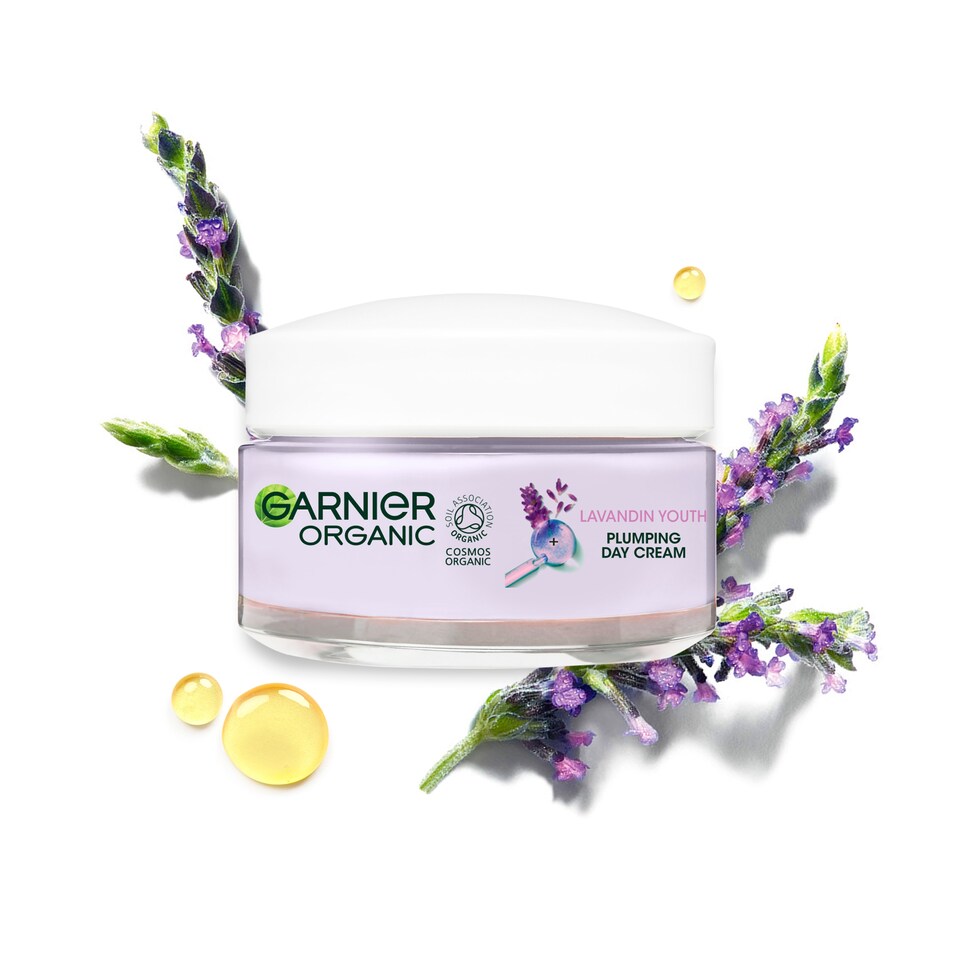 image 1 of Garnier Organic Day Care Anti-Aging Lavandin 50Ml