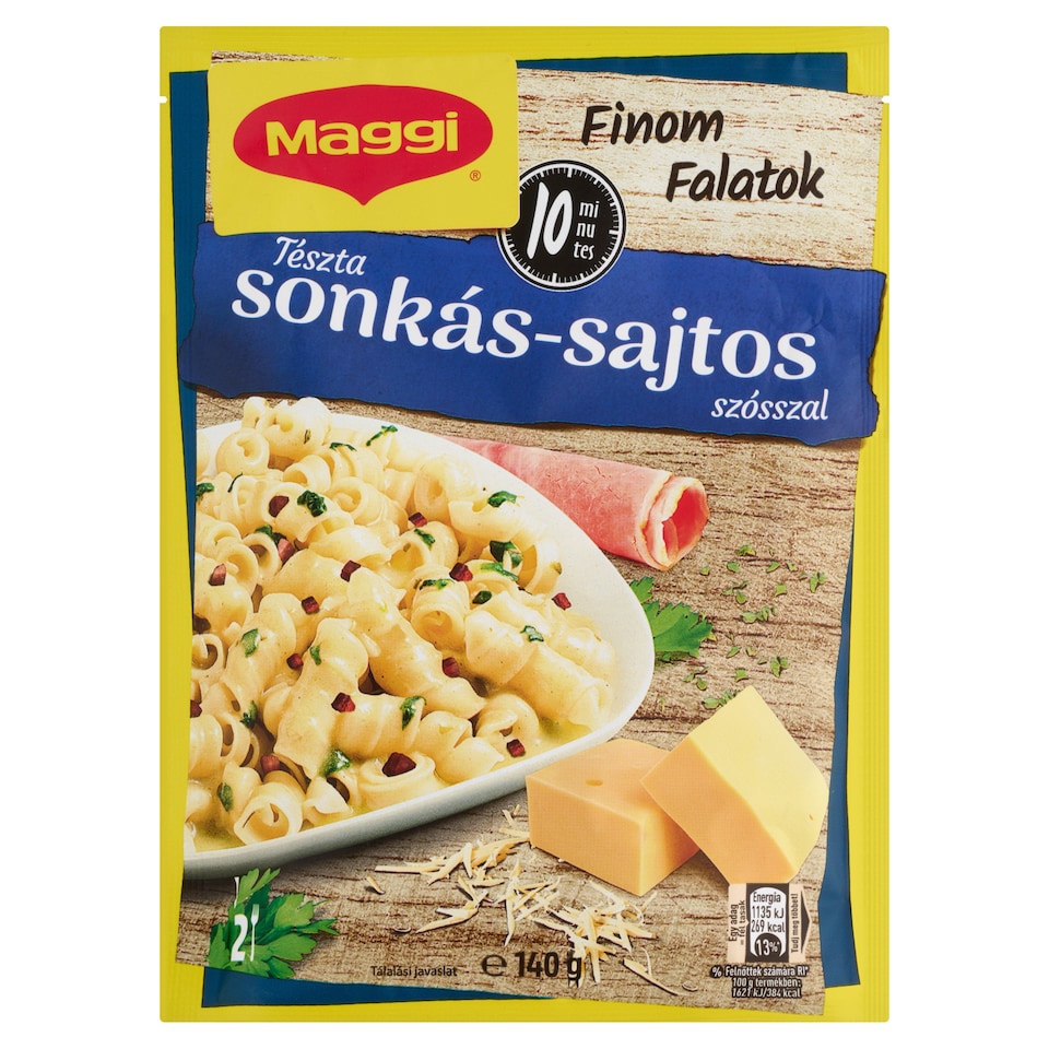 Maggi Finom Falatok tészta sonkás-sajtos szósszal 140 g  1. kép