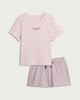 image 4 of F&F 2-Piece Cotton Rich Striped Pyjama Set in Multi Pink
