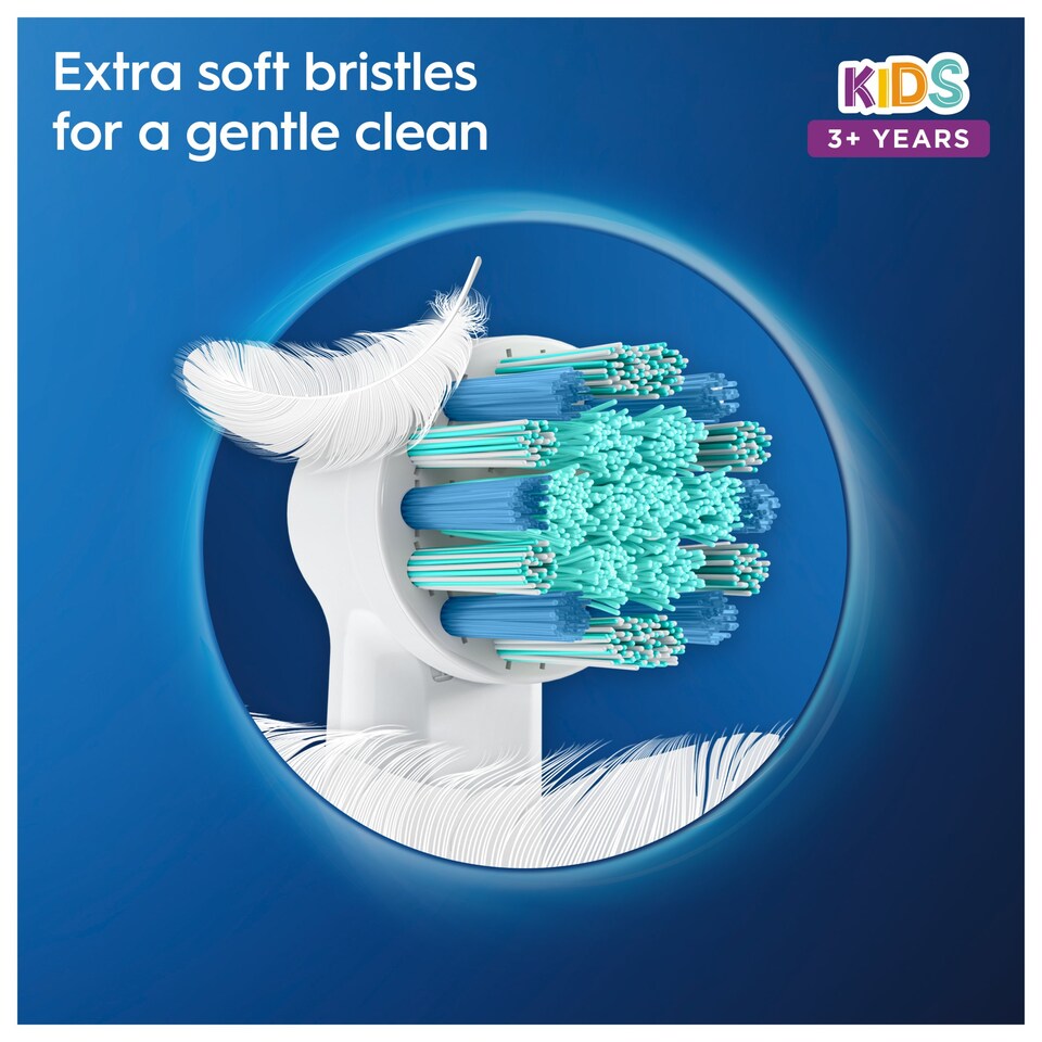 image 1 of Oral-B Stages Kids Frozen Electric Toothbrush Heads X4
